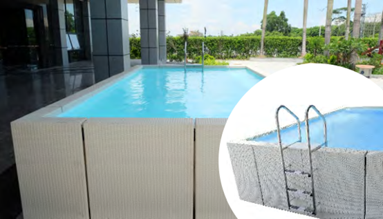 钢结构泳池,可拼装式泳池